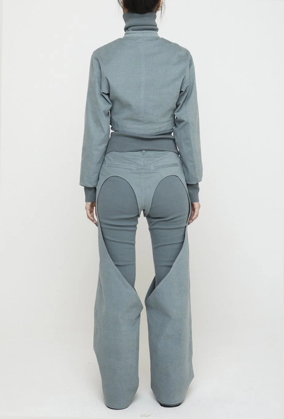 wrapskirt pants black — .nibgnus